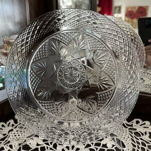 LUMINARC CRISTAL d’ARQUES-DURAND USA 8 Serving Plate 1990